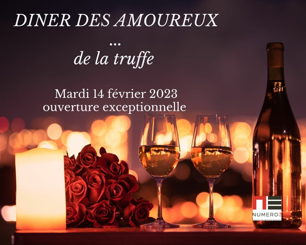 Le Menu Saint-Valentin 2023 - Menus des amoureux … de la truffe